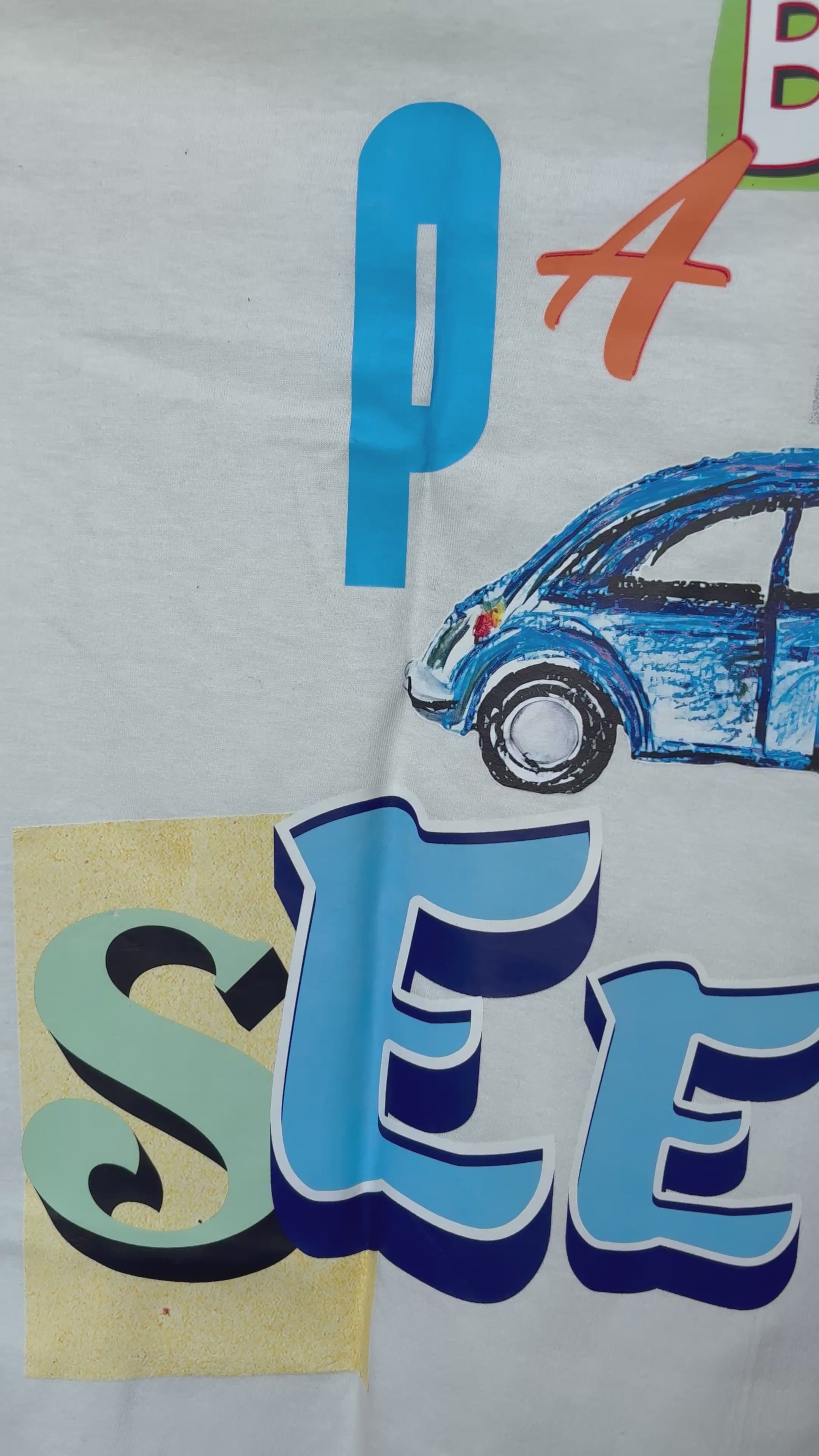 AbouT PoP SEEN Fragmented Icon T-shirt